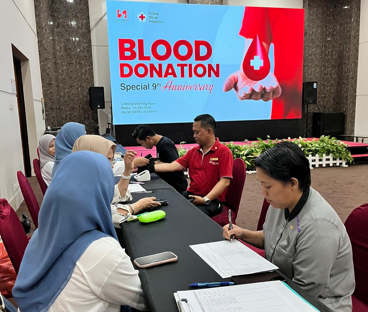 Anniversary, Swiss-Belinn Luwuk Gelar Kegiatan Donor Darah, Wujud Kepedulian Sosial