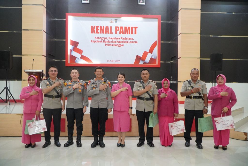 Pesan Kapolres Saat Pimpin Sertijab PJU Polres Banggai
