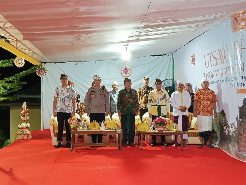 Kapolres Banggai Hadiri Pembukaan Utsawa Dharma Gita, Titip Pesan Kamtibmas dan Toleransi